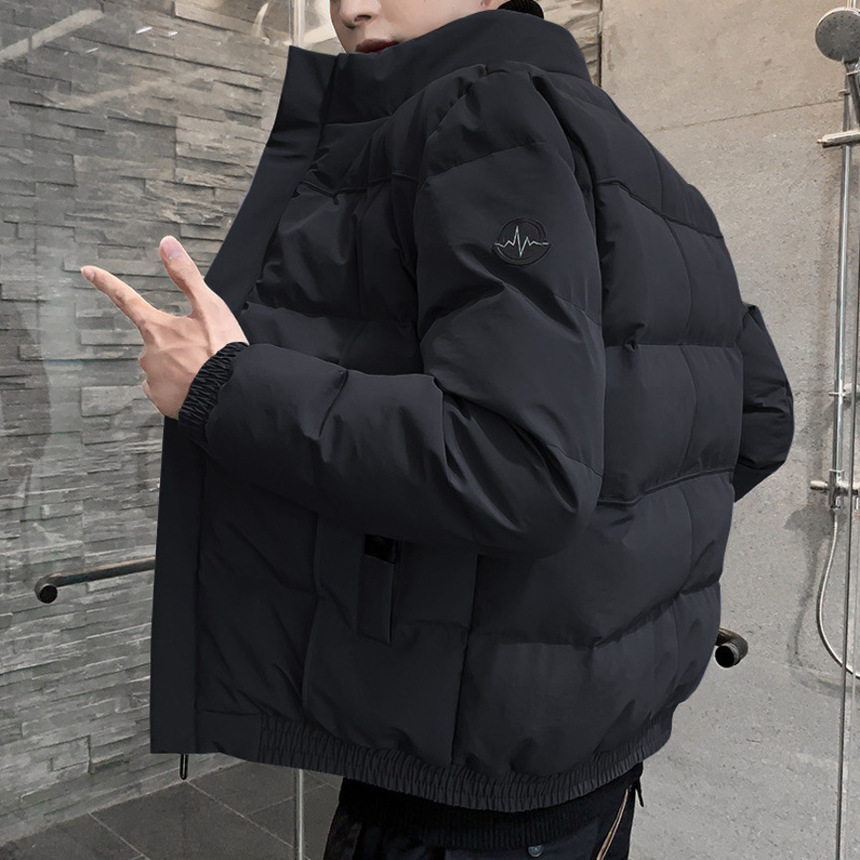 Cotton padded men's autumn and winter 2021 new trend thickened down tooling brand cotton et, Black
Cotton padded men's autumn and winter 2021 new trend thickened down tooling brand cotton et, Black