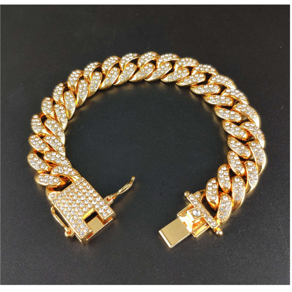 ,bracelet Special offer 12mm thick diamond hiphop hip hop trendsetter Cuba chain bracelet Jewelry, Golden;silver
,bracelet Special offer 12mm thick diamond hiphop hip hop trendsetter Cuba chain bracelet Jewelry, Golden;silver