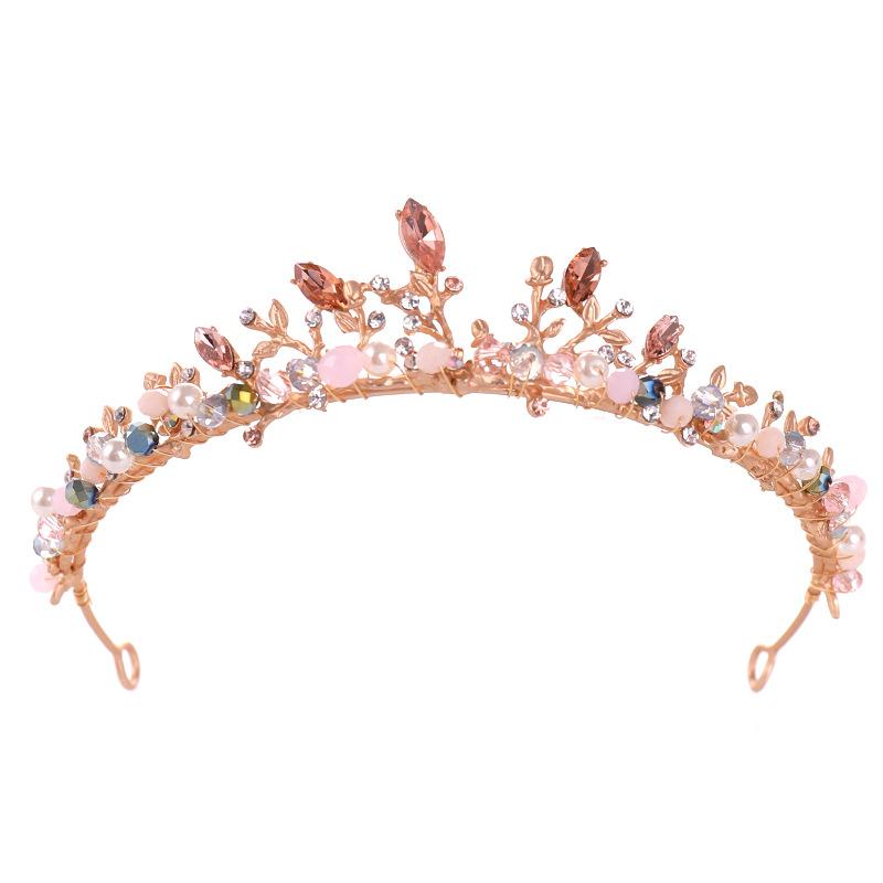 Hair Clips & Barrettes Fashion Bride Jewelry Handmade Beaded Luxury Gold Crystal Tiara Sweet Princess Crown Wedding Accessories, Golden;silver
Hair Clips & Barrettes Fashion Bride Jewelry Handmade Beaded Luxury Gold Crystal Tiara Sweet Princess Crown Wedding Accessories, Golden;silver