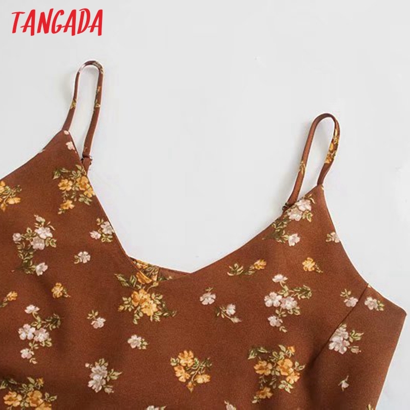 Summer Fashion Women Floral Chiffon Arrival Bow Strap Ladies Party Dress Vestidos 3D54 210416