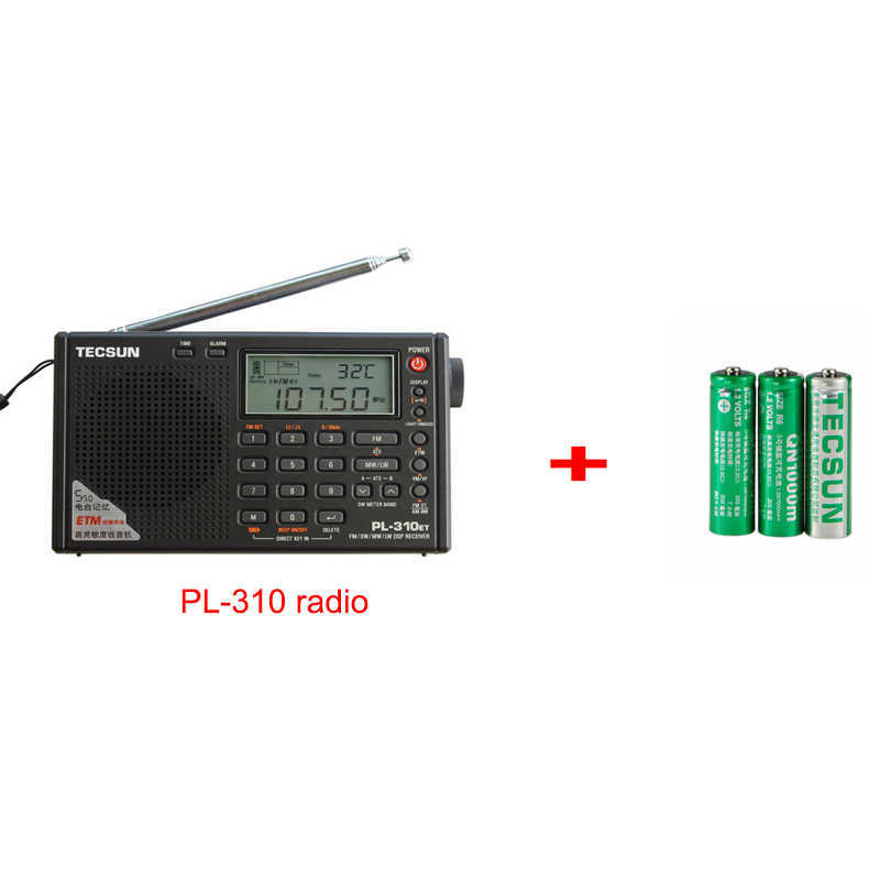Tecsun PL-310ET Full Radio Digital Demodulator FM/AM/SW/LW Stereo Portable For English Russian User 210625