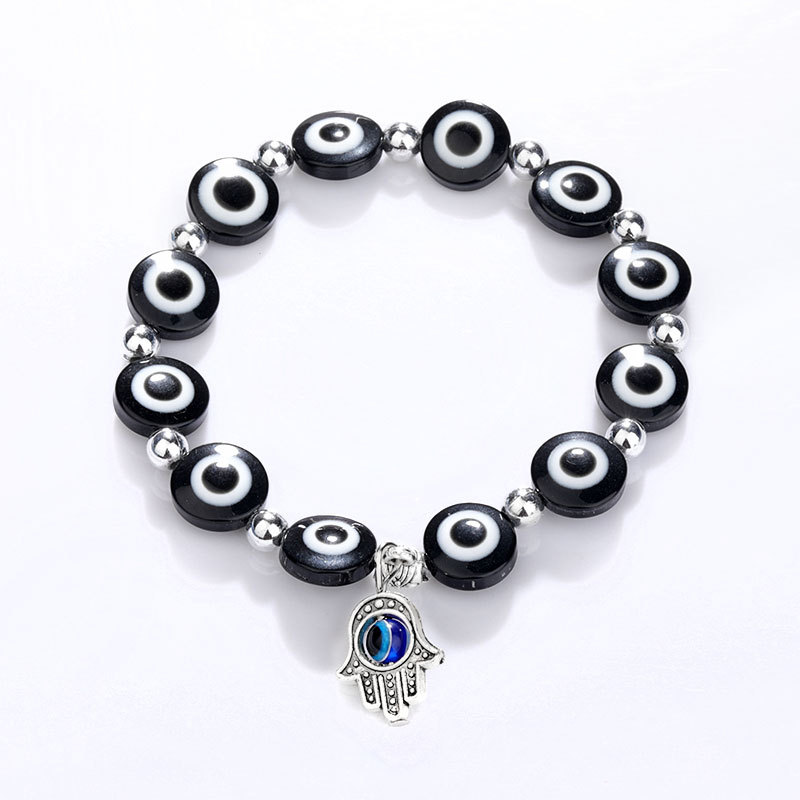 Fashion Black Blue Evil Eye Hamsa Hand Fatima Palm Beaded Strands Bracelets for Women Bead charm bracelet Ethnic style Handmade Jewelry
Fashion Black Blue Evil Eye Hamsa Hand Fatima Palm Beaded Strands Bracelets for Women Bead charm bracelet Ethnic style Handmade Jewelry