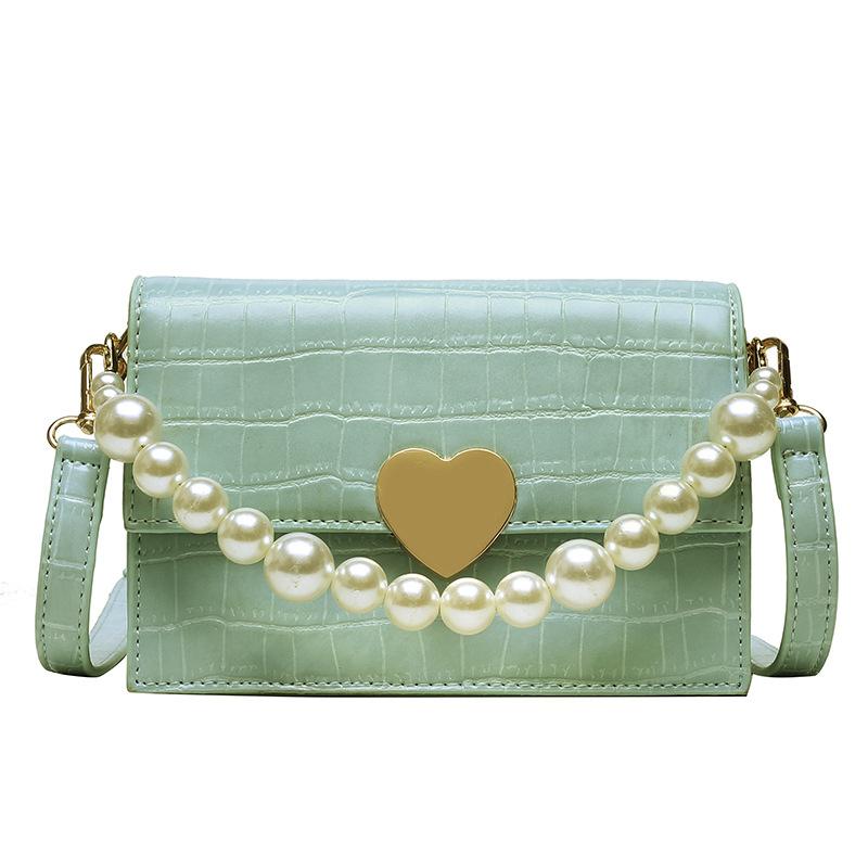 Women's 2021 Shoulder Bag Fashion And Elegant Messenger Pearl Portable Small Square Bags, White
Women's 2021 Shoulder Bag Fashion And Elegant Messenger Pearl Portable Small Square Bags, White