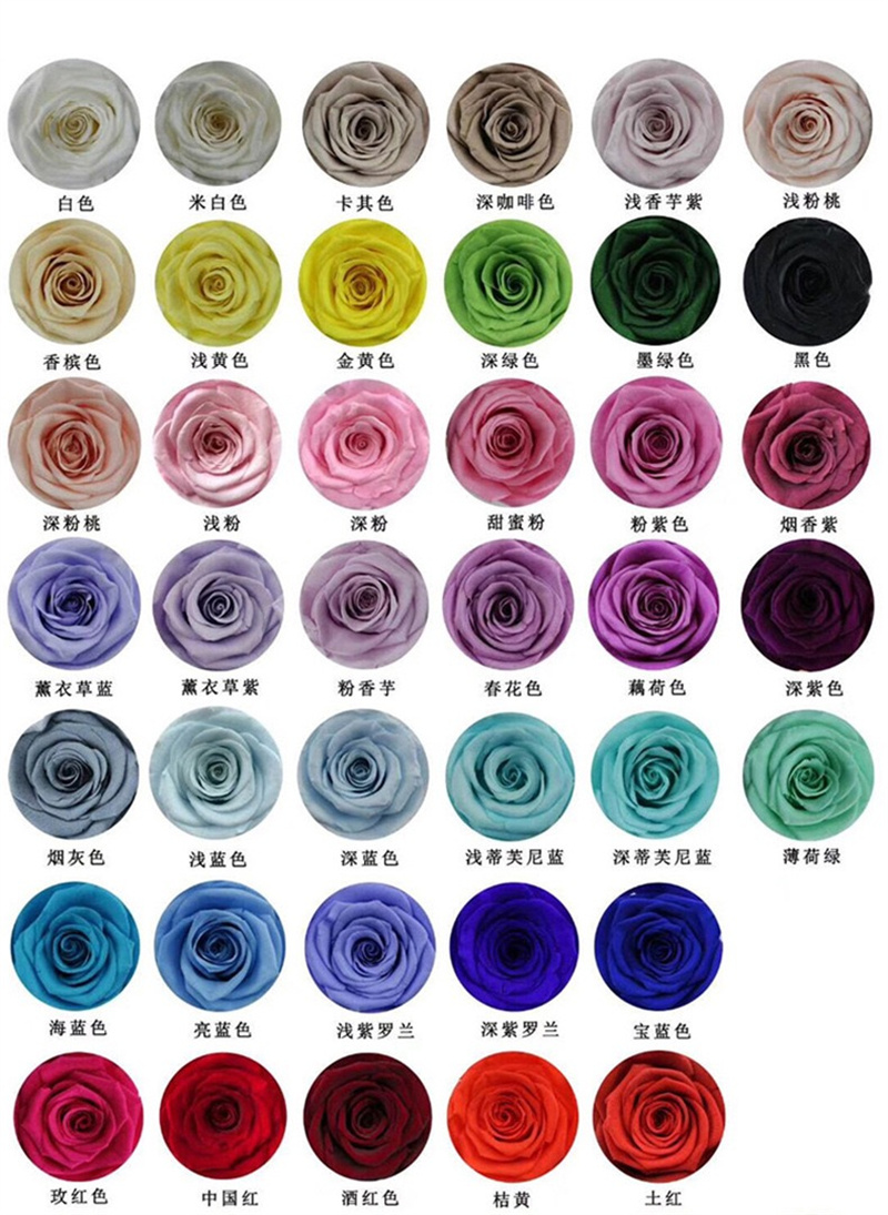 Roses Gift Box Eternaled Flower 8pcsbox Handmade Preserved Flowers Eternal Rose Present for her on Valentines Mother039s Day B6440926