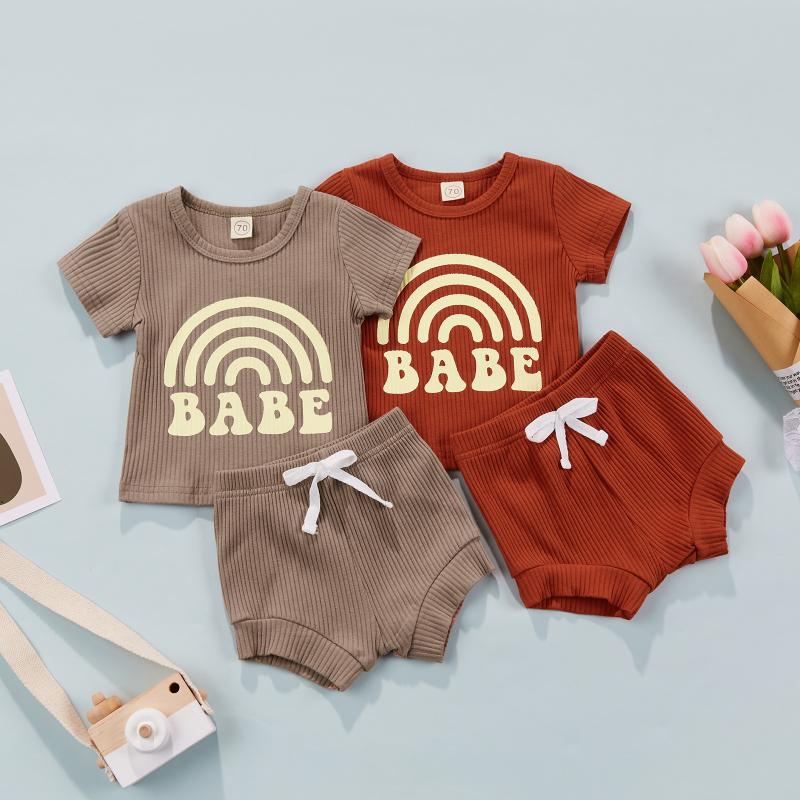 Clothing Sets FOCUSNORM 0-24M Summer Casual Baby Boys Clothes 2pcs Babe Letter Rainbow Short Sleeve T Shirts Shorts, White
Clothing Sets FOCUSNORM 0-24M Summer Casual Baby Boys Clothes 2pcs Babe Letter Rainbow Short Sleeve T Shirts Shorts, White