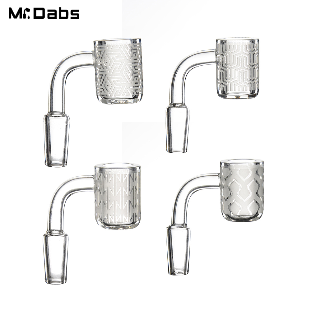 5mm Thick Quartz Banger Smoking Accessories High Qualit with Deep Carving Blast Pattern 10mm 14mm 19mm Clear Joint for Glass Bongs Dab Rigs 788 789
5mm Thick Quartz Banger Smoking Accessories High Qualit with Deep Carving Blast Pattern 10mm 14mm 19mm Clear Joint for Glass Bongs Dab Rigs 788 789