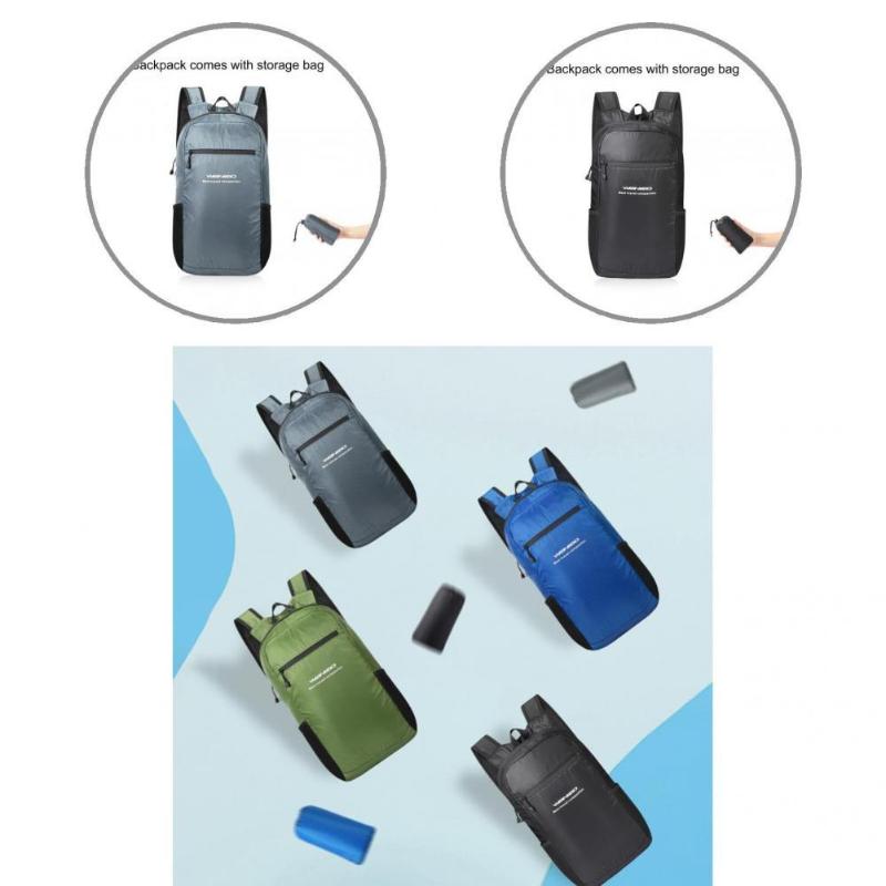 Backpack Universal Foldable Mini Easily Storage Strong Load-bearing Packable Small 18L, Blue
Backpack Universal Foldable Mini Easily Storage Strong Load-bearing Packable Small 18L, Blue