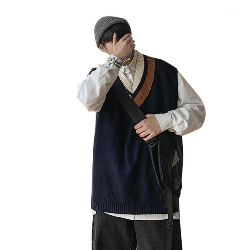 Autumn Spring Men's Sleeveless Vest V-Neck Patchwork Warm Spacious Soft No Yq Clothing Knitted Casual Male Sweater Drop Shipping1, Black;white
Autumn Spring Men's Sleeveless Vest V-Neck Patchwork Warm Spacious Soft No Yq Clothing Knitted Casual Male Sweater Drop Shipping1, Black;white