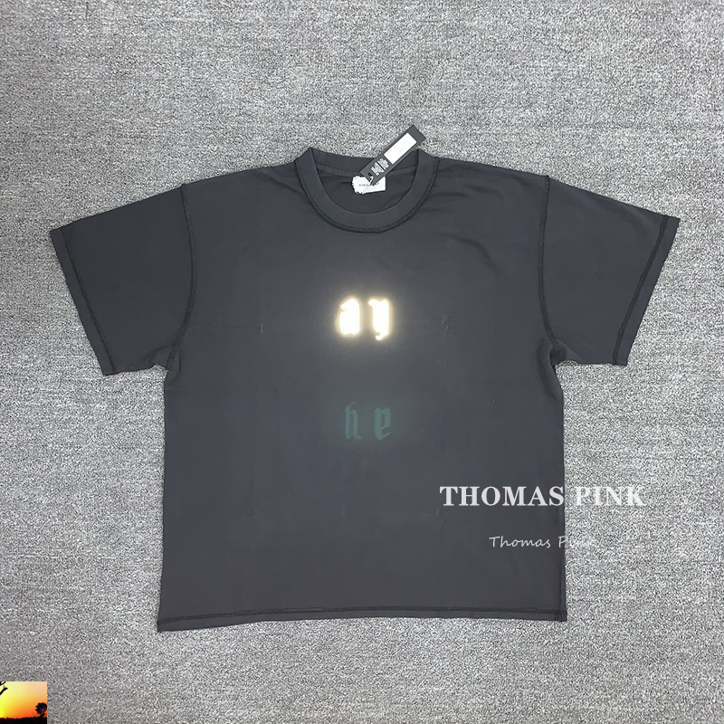 Oversized 3M Reflective Askyurself T Shirt High Quality Lost In California Dream T-shirt Unisex Fast 210420