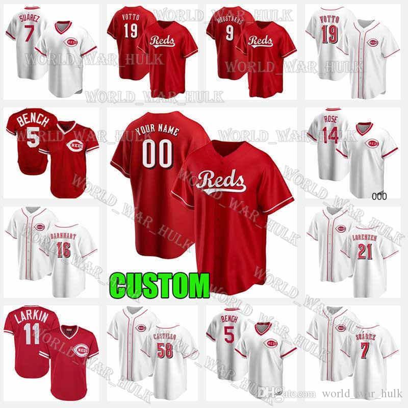 Reds Baseball Jerseys Men 2021 Custom Joey Votto Lucas Sims Moustakas Eugenio Suarez Johnny Bench Mike Luis Castillo Pete Rose Barry Larkin, Men custom 2021 new cool base(hongren)
Reds Baseball Jerseys Men 2021 Custom Joey Votto Lucas Sims Moustakas Eugenio Suarez Johnny Bench Mike Luis Castillo Pete Rose Barry Larkin, Men custom 2021 new cool base(hongren)