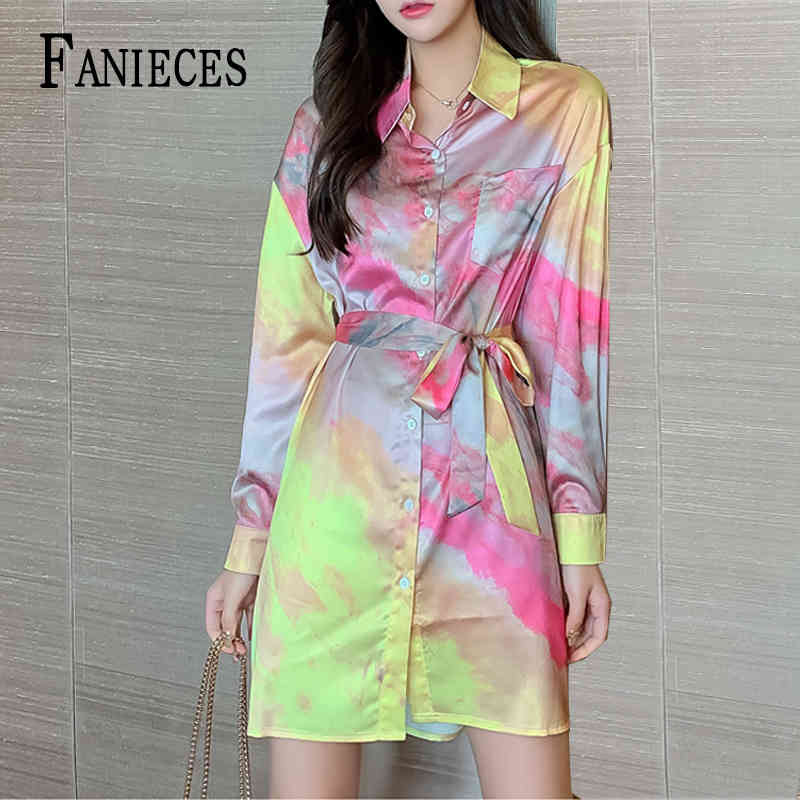 Women Casual Blouse Spring Fall Elegant Yellow Long Sleeve Shirt Dress Fashion Waist Lace up Dresses Streetwear kobieta sukienka 210520, Multi
Women Casual Blouse Spring Fall Elegant Yellow Long Sleeve Shirt Dress Fashion Waist Lace up Dresses Streetwear kobieta sukienka 210520, Multi