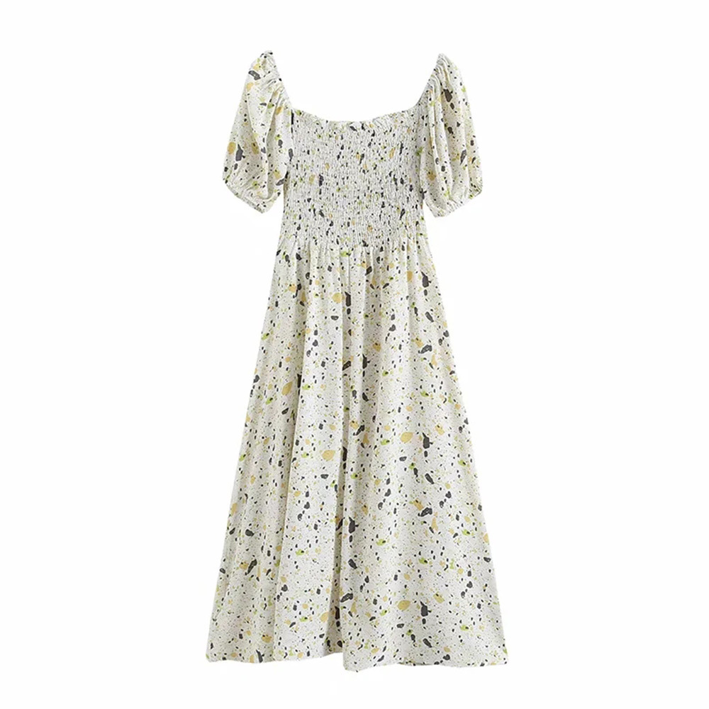 BBWM Women Print Dress Elastic Waist Dress Female Summer Square Collar Butterfly Sleeve Chiffon Holiday Boho Dress 210520, Black
BBWM Women Print Dress Elastic Waist Dress Female Summer Square Collar Butterfly Sleeve Chiffon Holiday Boho Dress 210520, Black