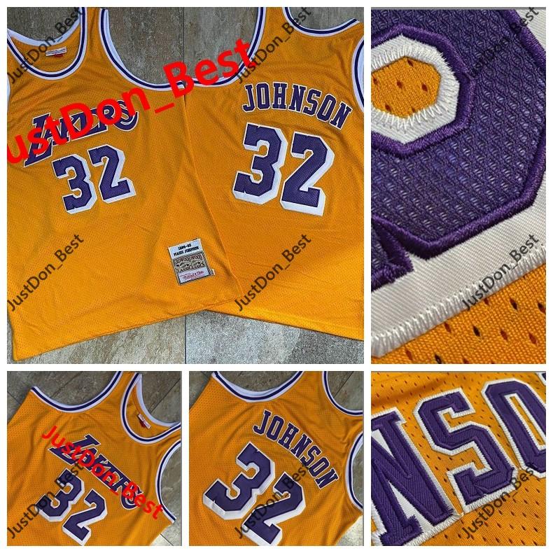 Mens Los Angeles Lakers Jerseys Magic Johnson Earvin Yellow 32 Mitchell & Ness 1984/85 Hardwoods Classics Swingman Jerseys, Black;red
Mens Los Angeles Lakers Jerseys Magic Johnson Earvin Yellow 32 Mitchell & Ness 1984/85 Hardwoods Classics Swingman Jerseys, Black;red