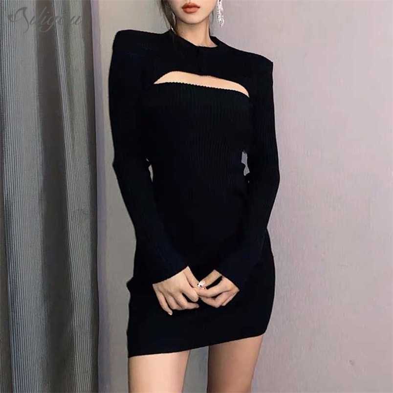 Sexy O-neck Long Sleeve Hollow Black Bodycon Bandage Dress Celebrity Runway Club Party Mini Vestidos 210525
Sexy O-neck Long Sleeve Hollow Black Bodycon Bandage Dress Celebrity Runway Club Party Mini Vestidos 210525