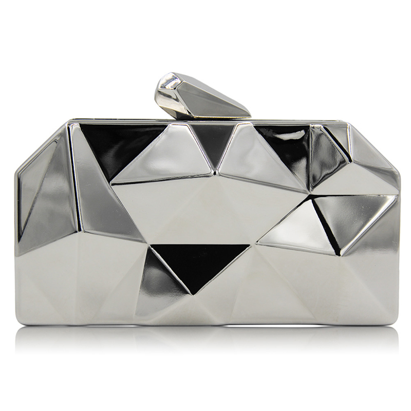 Women Metal Clutches Top Quality Hexagon Mini Party Black Evening Purse Silver Bags Gold Box Clutch
Women Metal Clutches Top Quality Hexagon Mini Party Black Evening Purse Silver Bags Gold Box Clutch