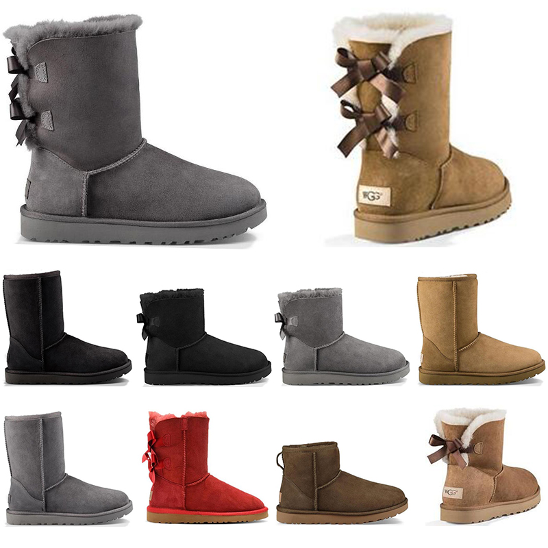 Classics winter snow boots for women girls fashion red black Purple bow Chestnut brown mini short booties ladies flat boot shoes 36-41, #1 black 2 bow
Classics winter snow boots for women girls fashion red black Purple bow Chestnut brown mini short booties ladies flat boot shoes 36-41, #1 black 2 bow