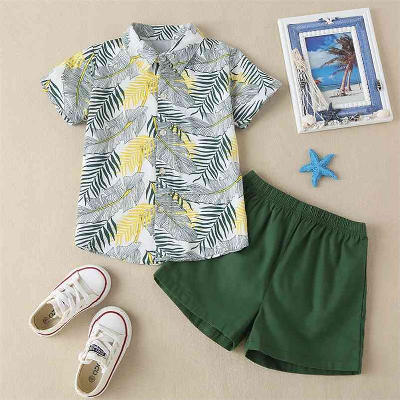 Winter Children Sets Short Sleeve Turn-down Collar Single Breasted T-shirt Green Solid Shorts Girl Boys Clothes 18M-6T 210629
Winter Children Sets Short Sleeve Turn-down Collar Single Breasted T-shirt Green Solid Shorts Girl Boys Clothes 18M-6T 210629