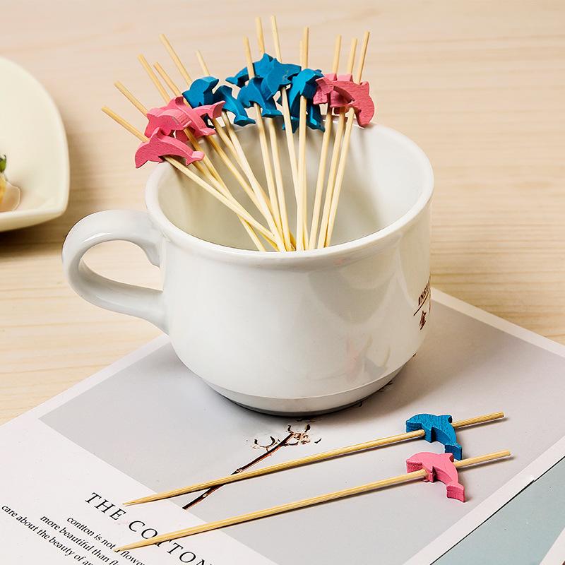 Forks 100Pcs 12Cm Disposable Art Little Dolphin Fruit Fork Creative Cocktail Sign Pastry Decoration / KTV Party Bar
Forks 100Pcs 12Cm Disposable Art Little Dolphin Fruit Fork Creative Cocktail Sign Pastry Decoration / KTV Party Bar