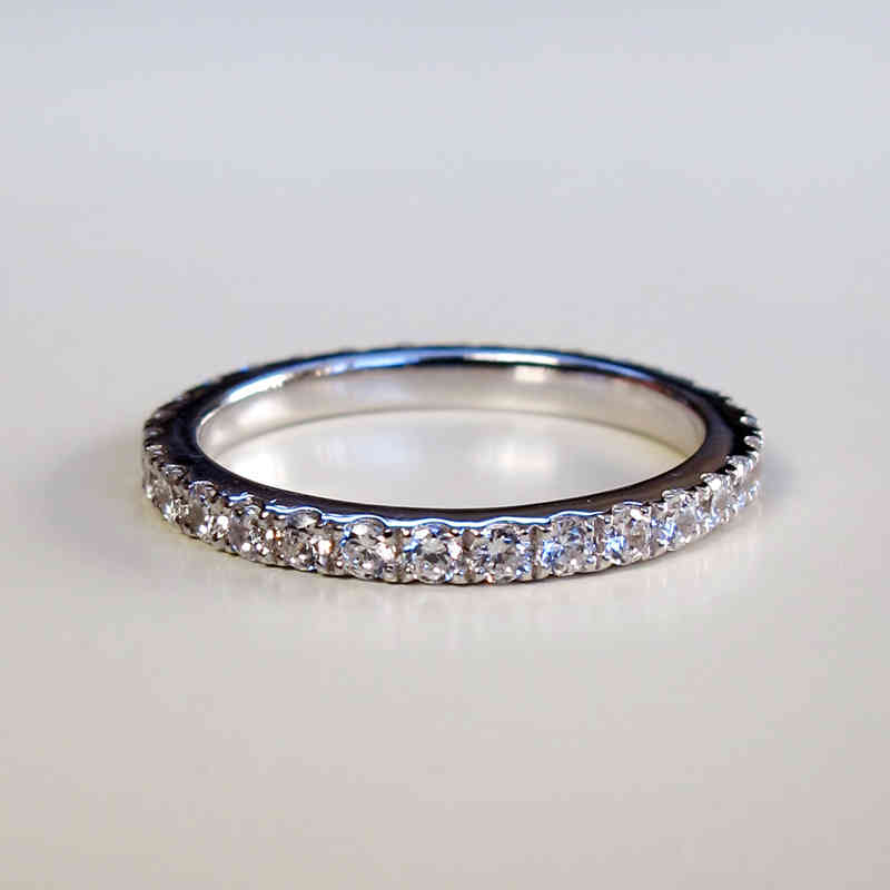 Brilliant Full Stone Band Platinum PT950 Jewelry 0.55CT Real Lovely Diamond Engagement Wedding Ring Best Love Gift
Brilliant Full Stone Band Platinum PT950 Jewelry 0.55CT Real Lovely Diamond Engagement Wedding Ring Best Love Gift