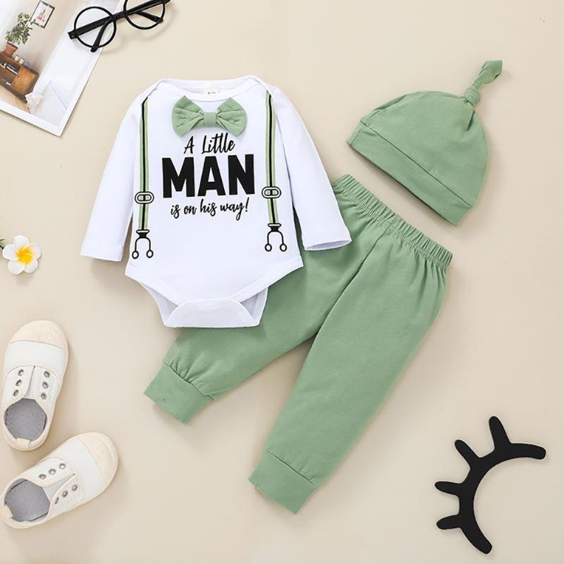 Clothing Sets 12M Baby Boy Gentleman Suit Letter Printing Long Sleeves + Hat Pants Bow Tie Birthday Party And Wedding, White
Clothing Sets 12M Baby Boy Gentleman Suit Letter Printing Long Sleeves + Hat Pants Bow Tie Birthday Party And Wedding, White