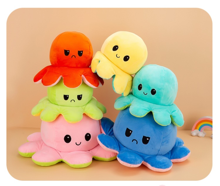 Flip octopus 20cm/30cm/40/50cm doll Flip octopus doll reversible octopus Pressure-relief toys, toys and dolls for children
Flip octopus 20cm/30cm/40/50cm doll Flip octopus doll reversible octopus Pressure-relief toys, toys and dolls for children