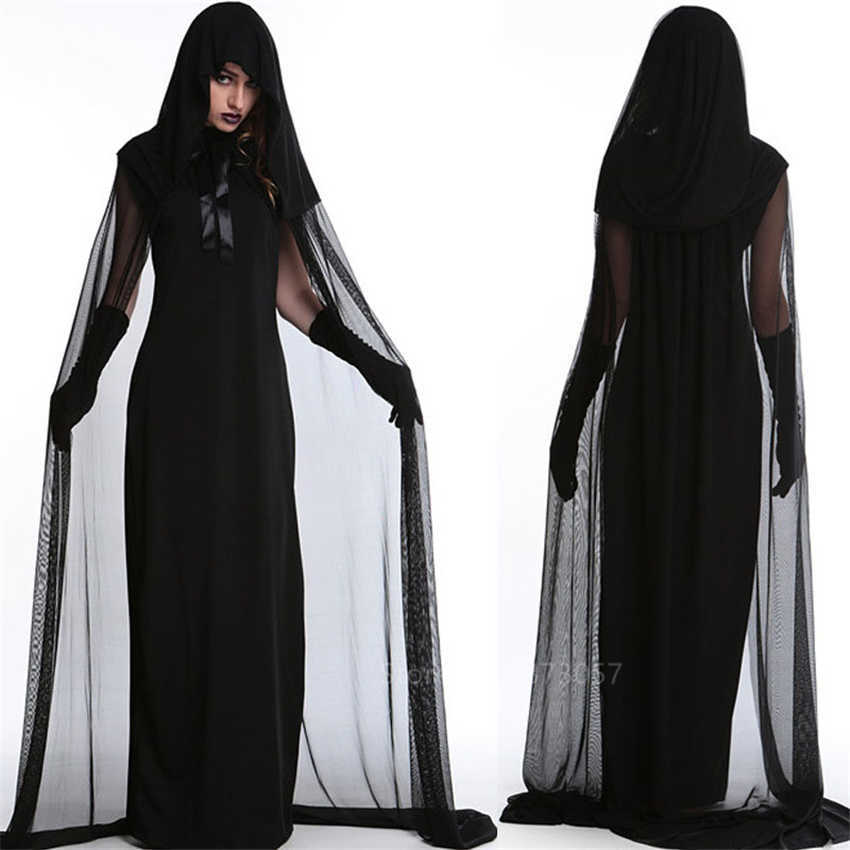 Vampire Day of The Dead Witch Gothic Bride Scary Costume Women Halloween Dress Carnival Party Horror Devil Spooky Fancy Cloak H0828 4 H0822
Vampire Day of The Dead Witch Gothic Bride Scary Costume Women Halloween Dress Carnival Party Horror Devil Spooky Fancy Cloak H0828 4 H0822