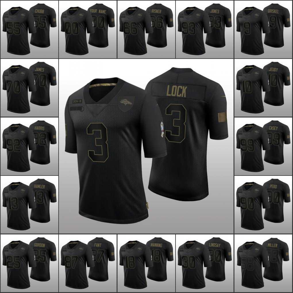 DenverBroncosMen Women Youth #3 Drew Lock 10 Jerry Jeudy 30 Phillip Lindsay 58 Von Miller Custom Black Salute to Service Limited Jersey
DenverBroncosMen Women Youth #3 Drew Lock 10 Jerry Jeudy 30 Phillip Lindsay 58 Von Miller Custom Black Salute to Service Limited Jersey