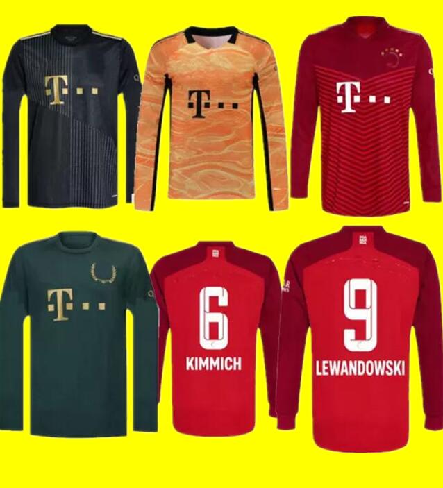 21 22 Long sleeve Wiesn Oktoberfest soccer JerseyS away home KIMMICH LEWANDOWSKI 2022 2021 D. Costa men Goalkeeper celebrates the club's treble niform, Ls away man 2
21 22 Long sleeve Wiesn Oktoberfest soccer JerseyS away home KIMMICH LEWANDOWSKI 2022 2021 D. Costa men Goalkeeper celebrates the club's treble niform, Ls away man 2
