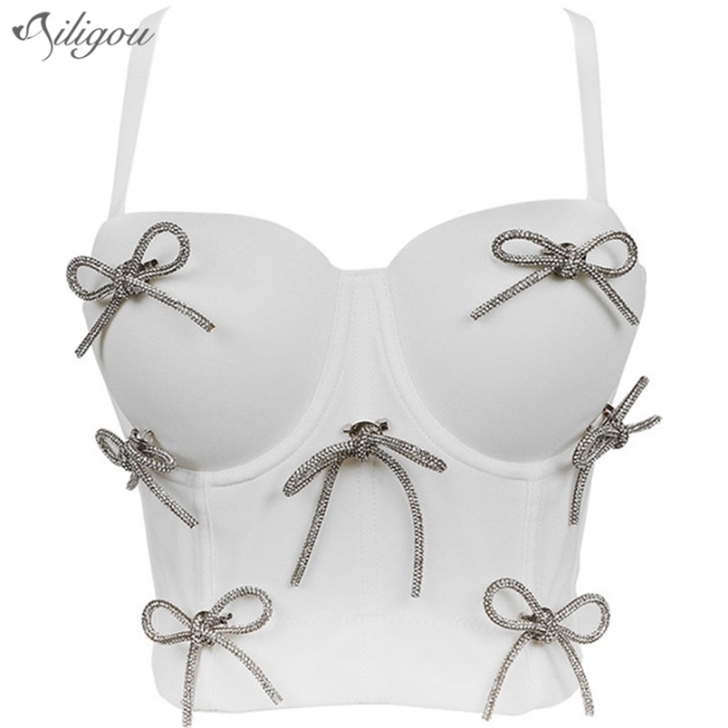 White high quality Bralette Crop Top Women Sexy Caims Summer Clothing Sleeveless Bustier Bra Tops 210525
White high quality Bralette Crop Top Women Sexy Caims Summer Clothing Sleeveless Bustier Bra Tops 210525