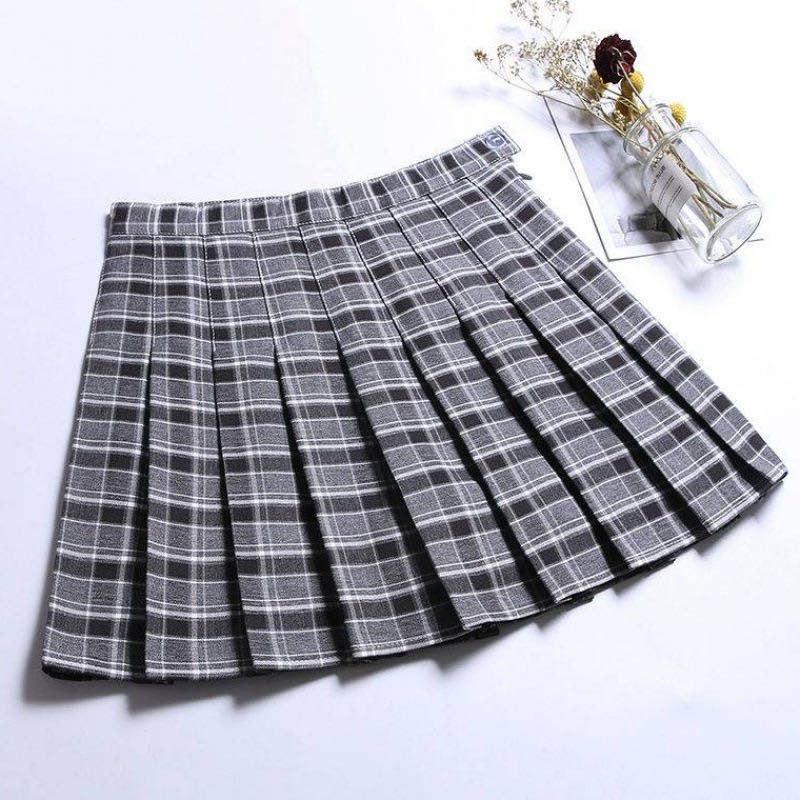 Skirts Women Short Skirt Plaid Pleated Multi-color Optional 2021 All-match Summer Japanese Small Fresh Lovely, Black
Skirts Women Short Skirt Plaid Pleated Multi-color Optional 2021 All-match Summer Japanese Small Fresh Lovely, Black