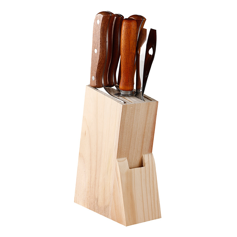 6 pcs/set kitchen chef's knife with wood handle 3CR13 BLADE Japanese Meat Cleaver Slicing Utility Paring tools peeling Cut chop bone fu
6 pcs/set kitchen chef's knife with wood handle 3CR13 BLADE Japanese Meat Cleaver Slicing Utility Paring tools peeling Cut chop bone fu
