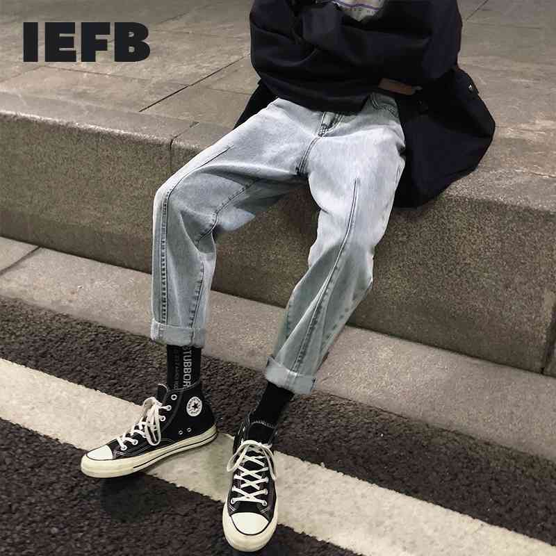 IEFB /Men's clothing spring jeans Korean loose straight denim pants tapered harem pants korean vintage trousers 9Y553 210524, Baby blue
IEFB /Men's clothing spring jeans Korean loose straight denim pants tapered harem pants korean vintage trousers 9Y553 210524, Baby blue