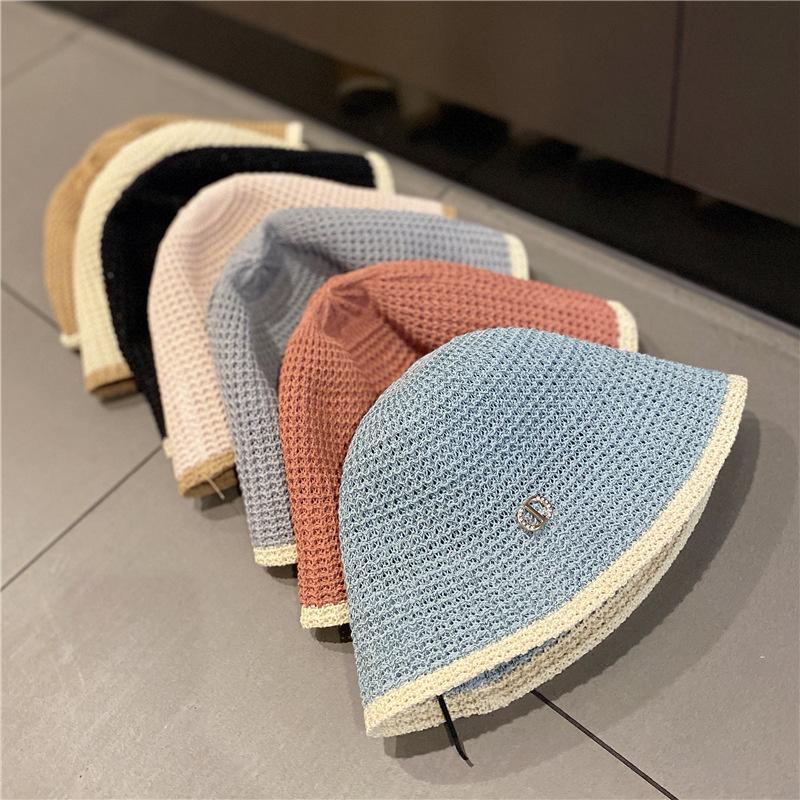 Wide Brim Hats Lady Korean Summer Hollowed-out Woven Fisherman's Hat Is A Versatile, Small Self-closing And Bucket, Black
Wide Brim Hats Lady Korean Summer Hollowed-out Woven Fisherman's Hat Is A Versatile, Small Self-closing And Bucket, Black