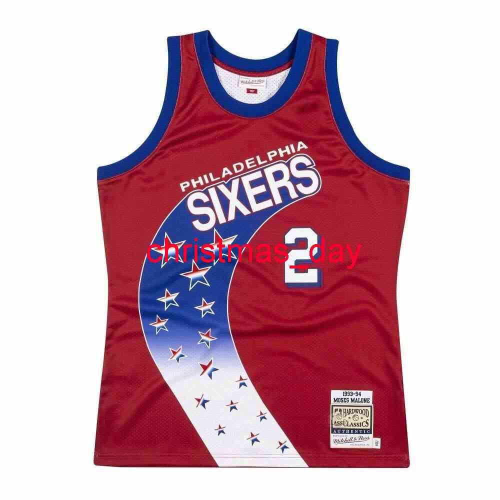 Mens Mitchell & Ness Jersey 1993 Moses Malone Stitched Custom Any Name Number XS-6XL Basketball Jersey, Red
Mens Mitchell & Ness Jersey 1993 Moses Malone Stitched Custom Any Name Number XS-6XL Basketball Jersey, Red