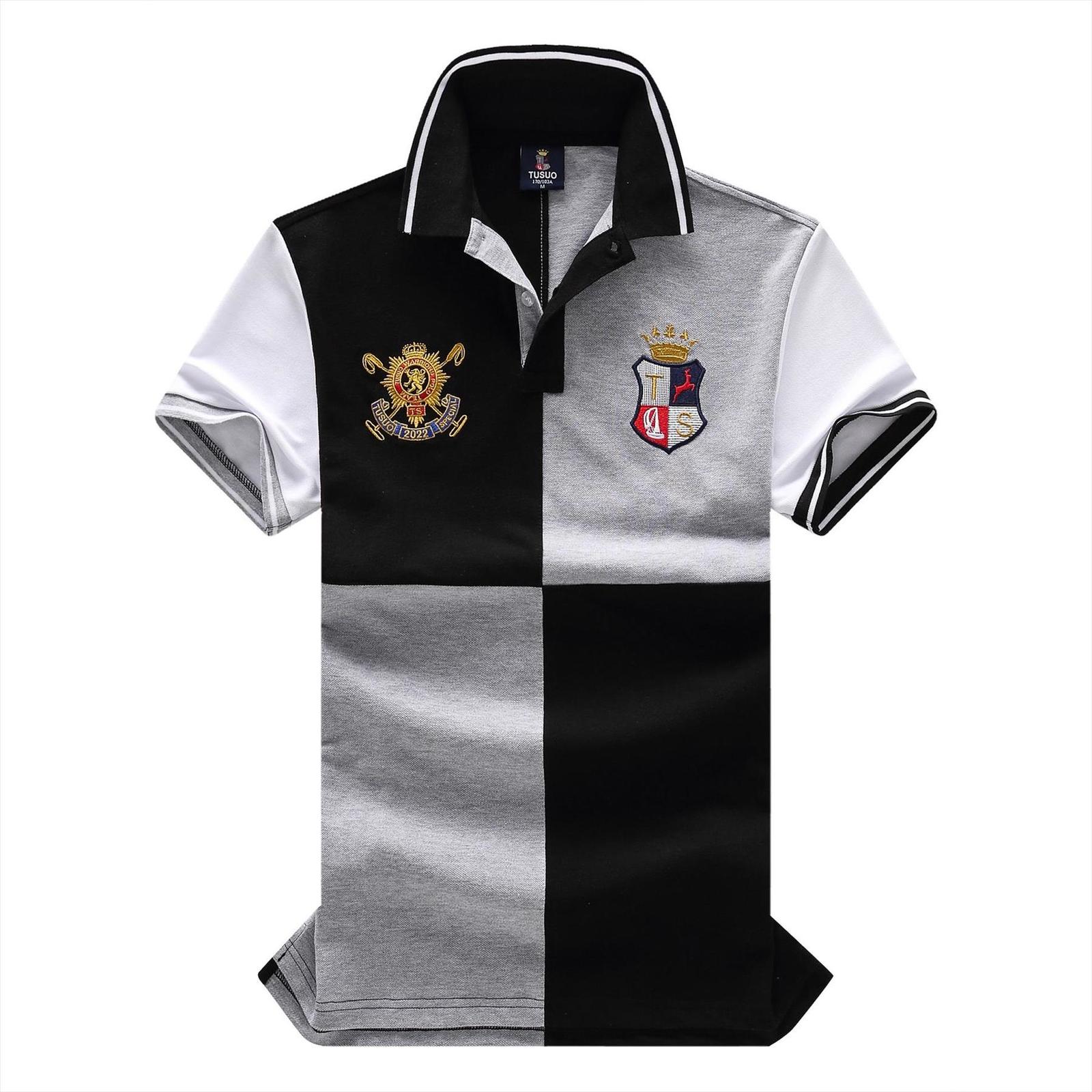brand shirt short sleeve men polo breathable cotton male patachwork american amp european style summer poloshirts plus size, White;black
brand shirt short sleeve men polo breathable cotton male patachwork american amp european style summer poloshirts plus size, White;black