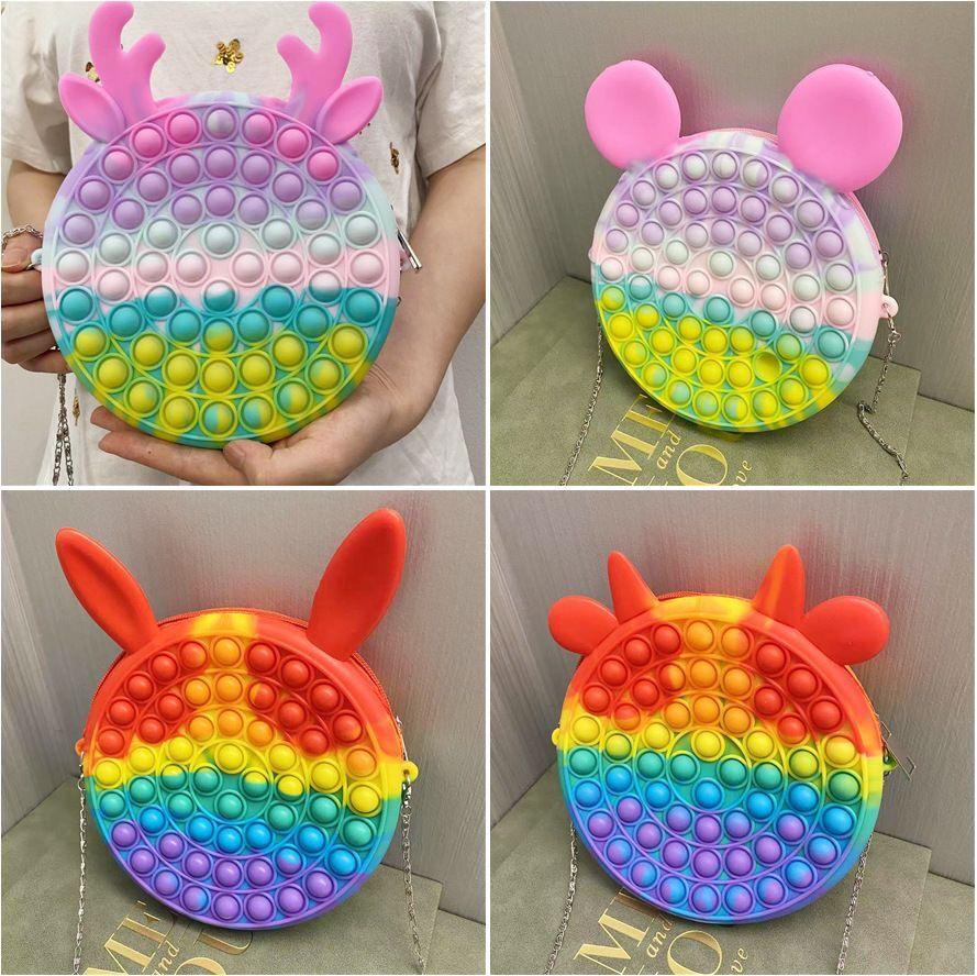 Rainbow Macaroon Fidget Bubble Chain Bag Purses Party Favor Pop Sensory handbag Crossbody Fanny Pack bubbles festival toy for children adult
Rainbow Macaroon Fidget Bubble Chain Bag Purses Party Favor Pop Sensory handbag Crossbody Fanny Pack bubbles festival toy for children adult