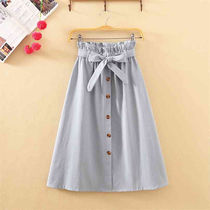 Spring Korean Style Skirts Women's Midi Knee Length Elegant Button High Waist Female Pleated School 210607, Yellow
Spring Korean Style Skirts Women's Midi Knee Length Elegant Button High Waist Female Pleated School 210607, Yellow