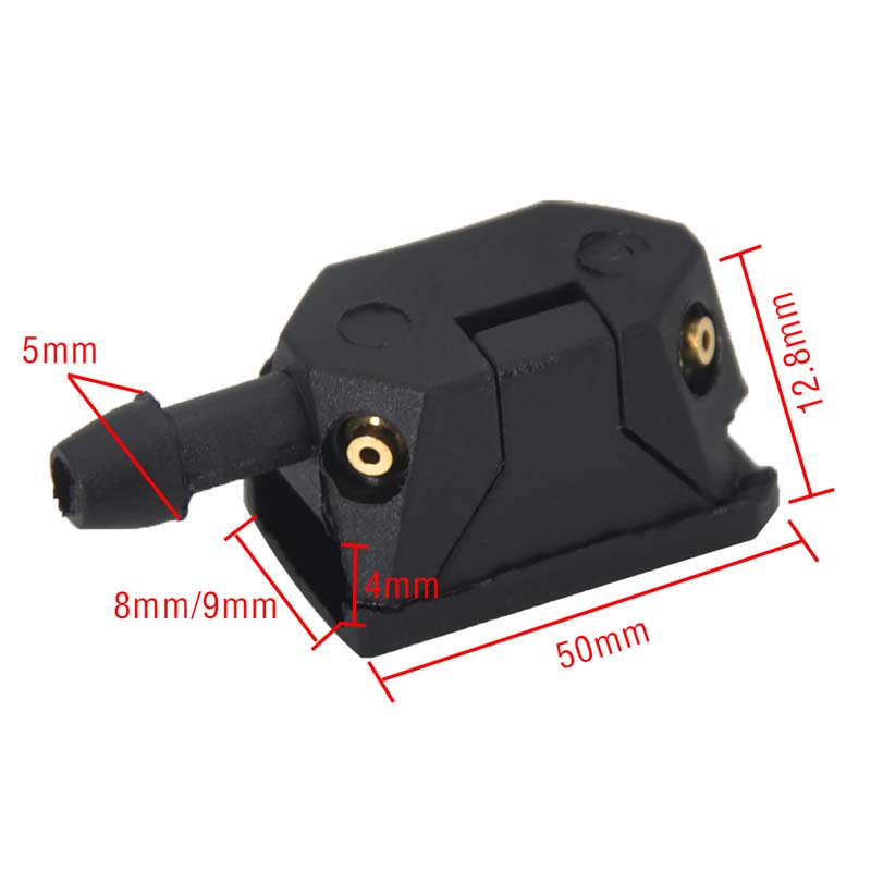 Universal Car Windscreen Washer Wiper Blade Tools Water Spray Jets Nozzles Cleaning Tool Mounted Onto 8mm 9mm Arm 2PCS/Set