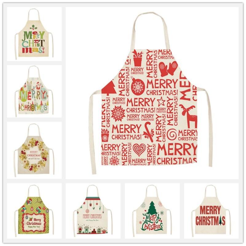 Christmas Pattern Kitchen Aprons Woman Men Cotton Linen Bibs Home Cooking BBQ Apron Cleaning Baking Accessory 53*65cm MX0004
Christmas Pattern Kitchen Aprons Woman Men Cotton Linen Bibs Home Cooking BBQ Apron Cleaning Baking Accessory 53*65cm MX0004