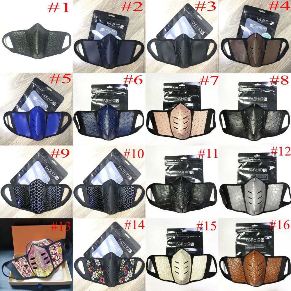 Stock Unisex Face Masks Covers Pu Leather Men Women Dustproof Designer Fashion Mouth Muffle Washable Outdoor Sports Party
Stock Unisex Face Masks Covers Pu Leather Men Women Dustproof Designer Fashion Mouth Muffle Washable Outdoor Sports Party