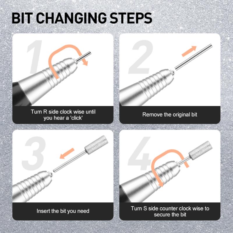 Nail Drill & Accessories Strong 210 Electric Machine Milling For Manicure Pedicure Apparatus