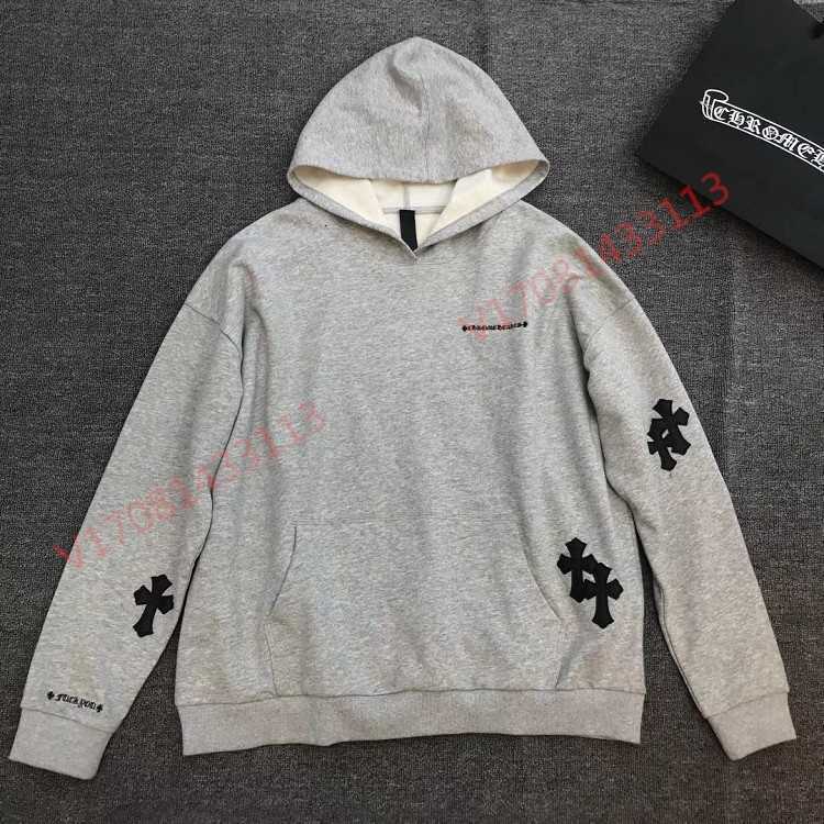 grey hearts Chrome embroidery Sanskrit cross men's and women's Hooded Sweater coats CU9L, Black
grey hearts Chrome embroidery Sanskrit cross men's and women's Hooded Sweater coats CU9L, Black