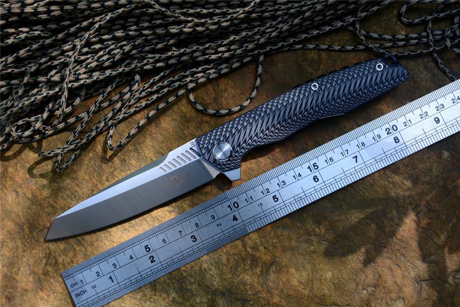 TWOSUN TS16 G10 folding knife D2 Satin blade ceramic ball bearing washer fast open G10 handle outdoor camping pocket knife EDC tools
TWOSUN TS16 G10 folding knife D2 Satin blade ceramic ball bearing washer fast open G10 handle outdoor camping pocket knife EDC tools