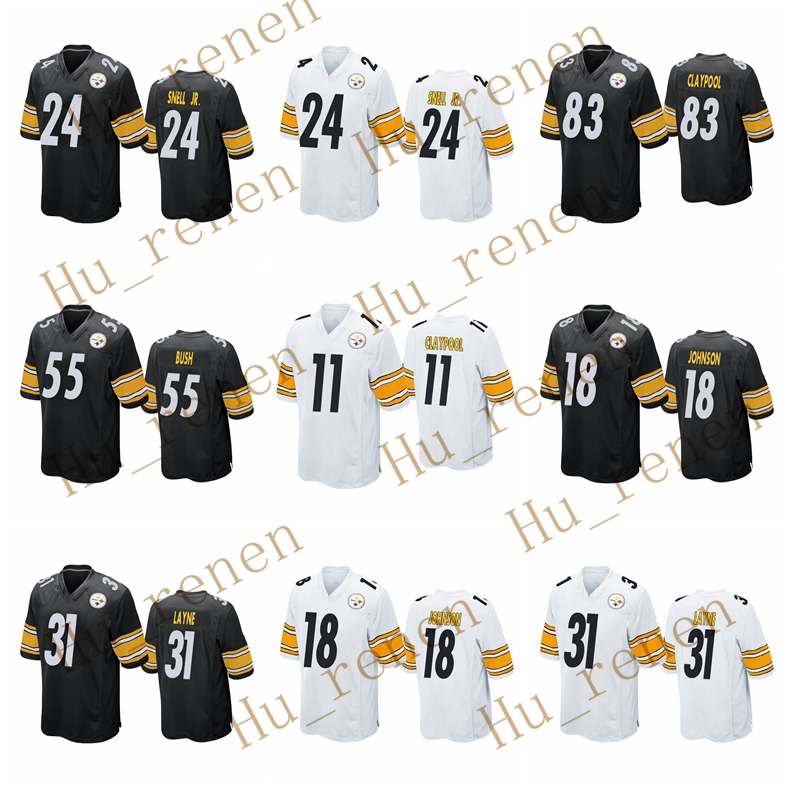 PittsburghSteelersMen's Diontae Johnson Justin Layne Benny Snell Jr. Devin Bush Draft Vapor Limited Jersey, Black
PittsburghSteelersMen's Diontae Johnson Justin Layne Benny Snell Jr. Devin Bush Draft Vapor Limited Jersey, Black