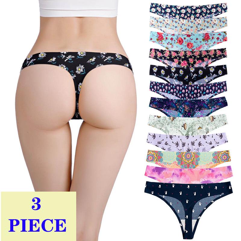 Women's Panties 3 Pcs Seamless For Women T-back G-string Sexy Cotton Thongs Female Underwear Thong, No.23
Women's Panties 3 Pcs Seamless For Women T-back G-string Sexy Cotton Thongs Female Underwear Thong, No.23