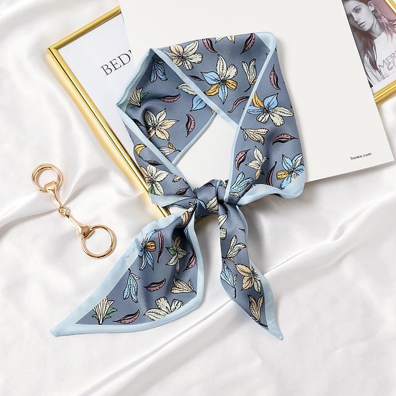 Scarves 2021 Long Skinny Silk Neck Scarf Collar Tie Women Foulard Bag Ribbon Flowers Printed Elegant Hairband Head Kerchief, Blue;gray
Scarves 2021 Long Skinny Silk Neck Scarf Collar Tie Women Foulard Bag Ribbon Flowers Printed Elegant Hairband Head Kerchief, Blue;gray