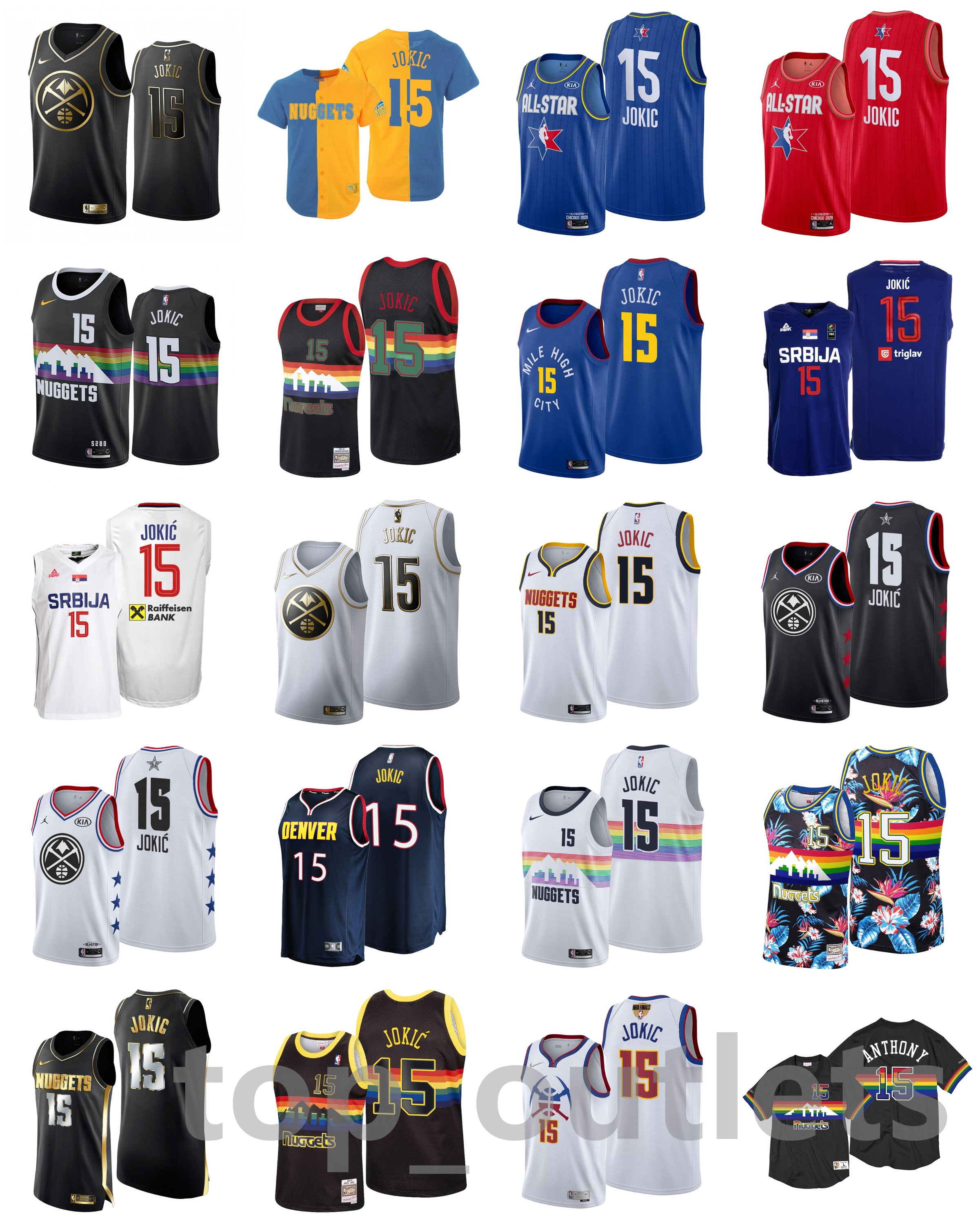 2021 Denver Nuggets Basketball Jerseys Nikola 15 Jokic Jersey Paul George Rudy Gobert Russell Westbrook Stephen Curry Lebron James Mesh Stit, Black;red
2021 Denver Nuggets Basketball Jerseys Nikola 15 Jokic Jersey Paul George Rudy Gobert Russell Westbrook Stephen Curry Lebron James Mesh Stit, Black;red