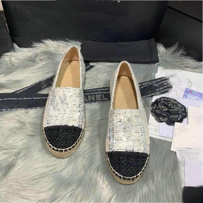 Calfskin Leather Black cap Tweed Espadrilles Flats Shoes 2 Tone Beige Quilted Loafer Multicolor Womens Luxurys Designers Trainer Runner Casual Loafers Shoe, Customize
Calfskin Leather Black cap Tweed Espadrilles Flats Shoes 2 Tone Beige Quilted Loafer Multicolor Womens Luxurys Designers Trainer Runner Casual Loafers Shoe, Customize
