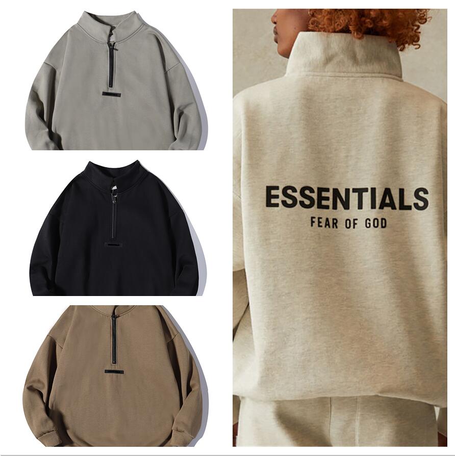 Fear of god 21ss Men Autumn And Winter hoodie Silicone letter printing ESSENTIAL Half zip pullover Top quality designer mens womens stand collar hoodies FOG, I need look other product
Fear of god 21ss Men Autumn And Winter hoodie Silicone letter printing ESSENTIAL Half zip pullover Top quality designer mens womens stand collar hoodies FOG, I need look other product