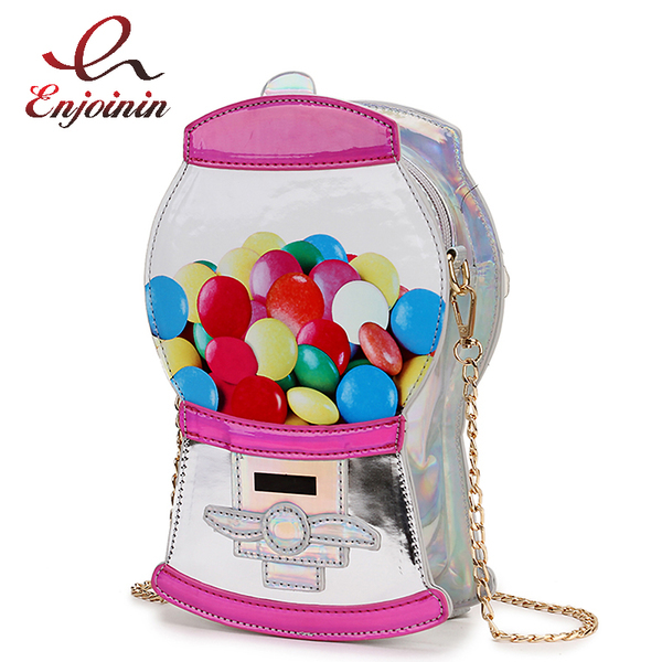 Candy Machine Design Crossbody Bag for Women Fashion Purses and Handbags for Young Girls Novelty Clutch Chain Shoulder Bag 2021 Q0709, Pink
Candy Machine Design Crossbody Bag for Women Fashion Purses and Handbags for Young Girls Novelty Clutch Chain Shoulder Bag 2021 Q0709, Pink